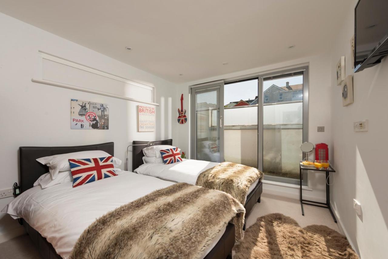 Fistral Beach Penthouse, Newquay Crantock Bagian luar foto