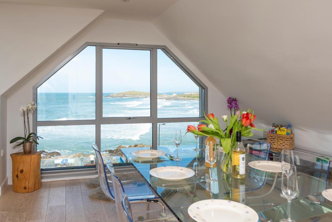 Fistral Beach Penthouse, Newquay Crantock Bagian luar foto