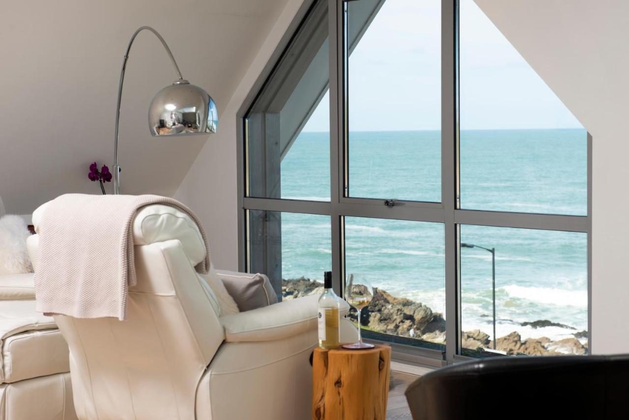Fistral Beach Penthouse, Newquay Crantock Bagian luar foto